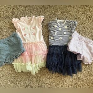 24 month toddler girls spring/summer bundle    |  4 pieces total